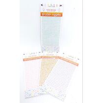 מדבקות יהלום שמש צבעוני בלוח 23X10 סמ, фото 