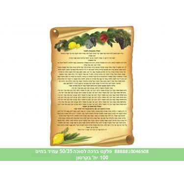 ברכה לסוכה | חנות מקוונת ALONIT