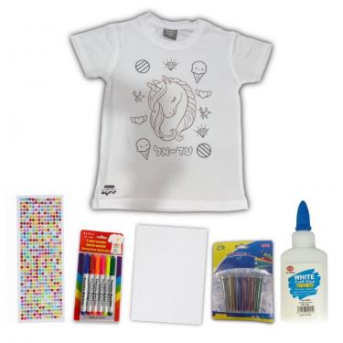 ערכת חולצת יצירה חד קרן | חנות מקוונת ALONIT