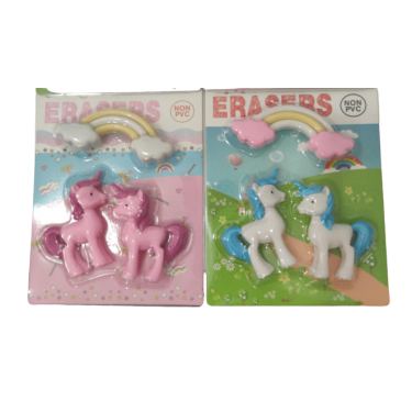 מארז מחקים חד קרן לבן / ורוד | חנות מקוונת ALONIT