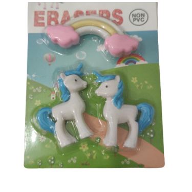 מארז מחקים חד קרן לבן / ורוד | חנות מקוונת ALONIT