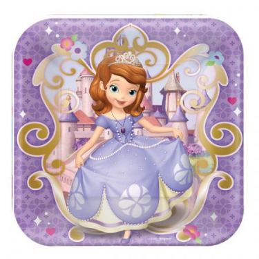 צלחות מרובעת -הנסיכה סופייה | חנות מקוונת ALONIT