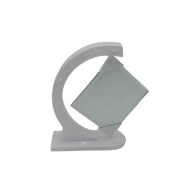 זכוכית מראה מרובעת מעמד קשתי לבן סובלימציה | חנות מקוונת ALONIT