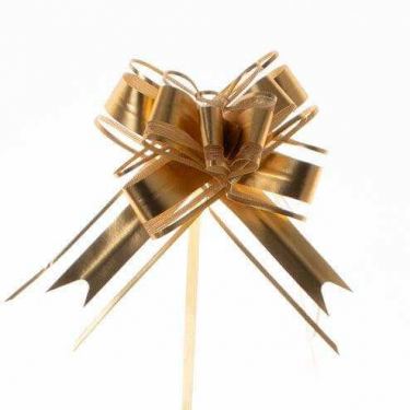 חבילת 10 יח' סרט משיכה מיטאלי + אורגנזה 3 ס"מ - זהב מט | חנות מקוונת ALONIT