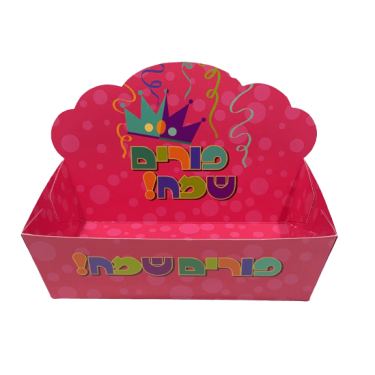 מגש קרטון מודבק + גב שמח בועות פושי'ה קטן | חנות מקוונת ALONIT