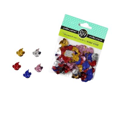 שקית קונפטי פי.וי.סי מסכה מיקס צבעים | חנות מקוונת ALONIT