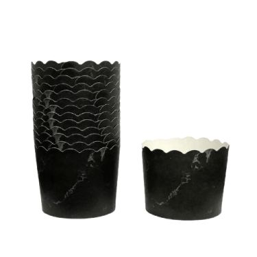 חבילה 50 עטרות קרטון לאפיה שיש שחור | חנות מקוונת ALONIT