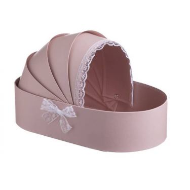 קופסאת קרטון בצורת עריסה ורוד | חנות מקוונת ALONIT