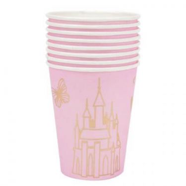 כוסות נייר נסיכות פרימיום הטבעת זהב 8 יח | חנות מקוונת ALONIT