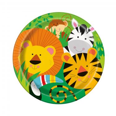 צלחות נייר סט ספארי 16 יח' בינוני | חנות מקוונת ALONIT