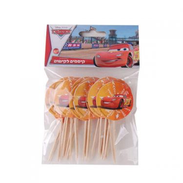 דיגלונים מעוצבים 25 יח - דגם מכוניות | חנות מקוונת ALONIT