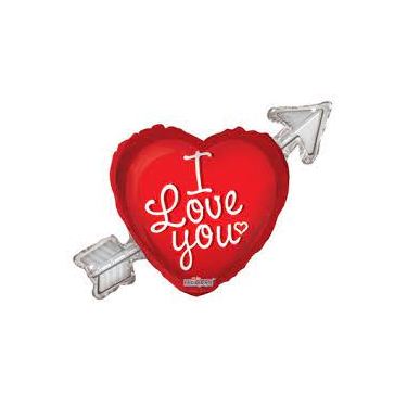 בלון לב I LOV YOU חץ | חנות מקוונת ALONIT