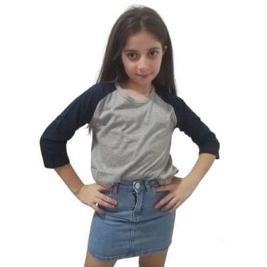 חולצות בית ספר שרוול 3/4 צבע שרוול שונה בנות | חנות מקוונת ALONIT