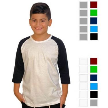 חולצות בית ספר שרוול 3/4 צבע שרוול שונה בנים | חנות מקוונת ALONIT