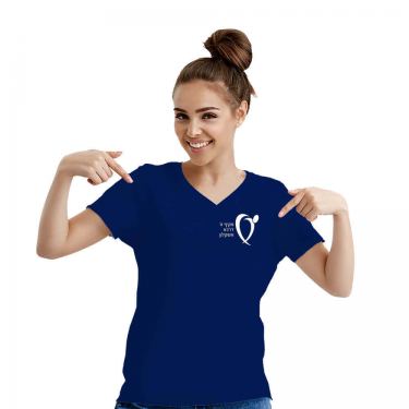 חולצות בית ספר לבית ספר צווארון V נשים | חנות מקוונת ALONIT