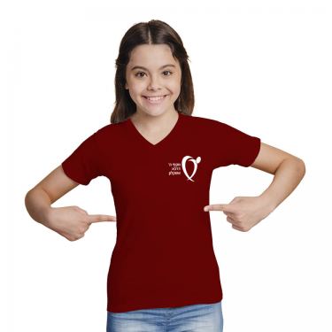 חולצות בית ספר לבית ספר צווארון V בנות | חנות מקוונת ALONIT