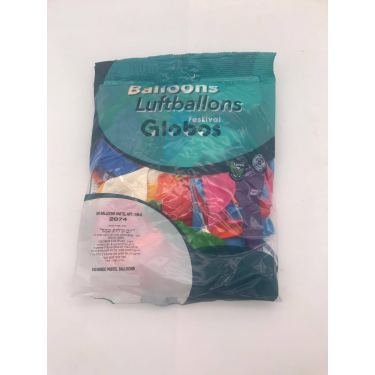 חבילת בלונים 50 יח בלון פסטל 9" מעורב צבעים | חנות מקוונת ALONIT