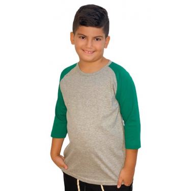 חולצות בית ספר שרוול 3/4 צבע שרוול שונה בנים | חנות מקוונת ALONIT