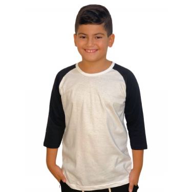 חולצות בית ספר שרוול 3/4 צבע שרוול שונה בנים | חנות מקוונת ALONIT