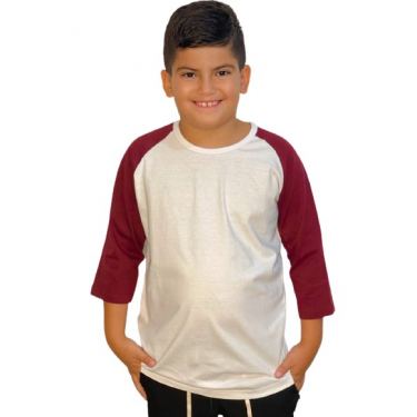 חולצות בית ספר שרוול 3/4 צבע שרוול שונה בנים | חנות מקוונת ALONIT