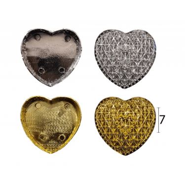 קופסא לב פלסטיק למילוי כסף וזהב | חנות מקוונת ALONIT