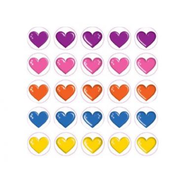 מדבקידס לבבות צבעוניים 18.5 מ"מ | חנות מקוונת ALONIT