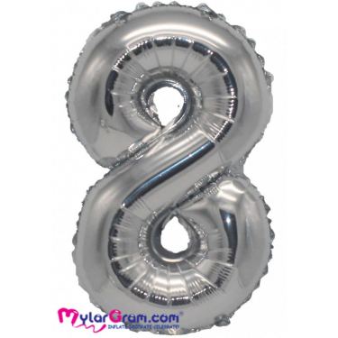 בלון לניפוח אותיות מספר 8 | חנות מקוונת ALONIT