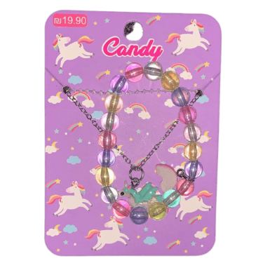 סט שרשרת + צמיד קנדי | חנות מקוונת ALONIT