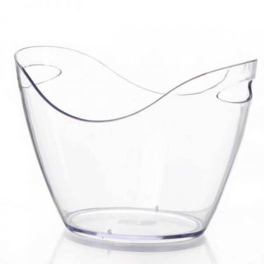 כלי פלסטיק לקרח אובלי 31/23/22 ס"מ - שקוף | חנות מקוונת ALONIT