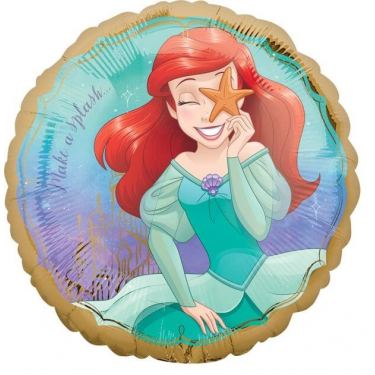 בלון מיילר עגול בת הים הקטנה 43 סמ | חנות מקוונת ALONIT