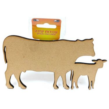 זוג פרות 16*19 סמ MDF | חנות מקוונת ALONIT