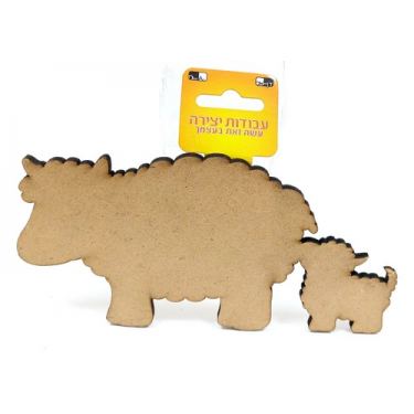 זוג כבשים 16*19 סמ MDF | חנות מקוונת ALONIT
