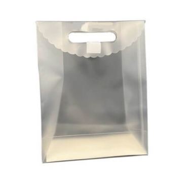 שקית קלאפה פלסטיק 35*24*10 - שקוף מט | חנות מקוונת ALONIT