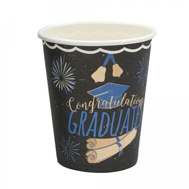 כוסות נייר ארוז 8 יח' סט סיום לימודים | חנות מקוונת ALONIT