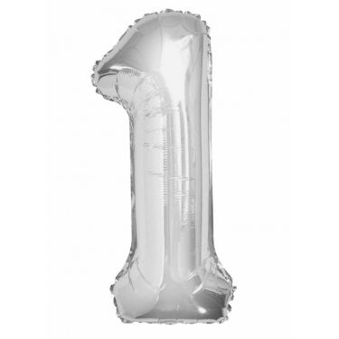 בלון מיילר "34 מספר 1 כסף מיילרגרם | חנות מקוונת ALONIT