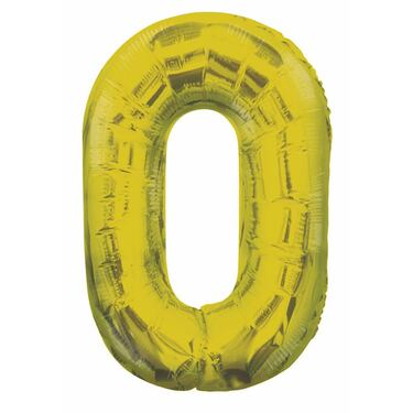 בלון מיילר "34 מספר 0 זהב מיילרגרם | חנות מקוונת ALONIT