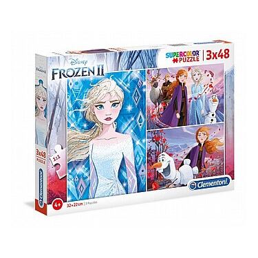 פאזל פרוזן 2 3X48 חלקים | חנות מקוונת ALONIT