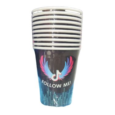 כוס נייר 10 יח' טיק טוק | חנות מקוונת ALONIT