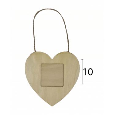 מתלה תמונה לב מעץ | חנות מקוונת ALONIT