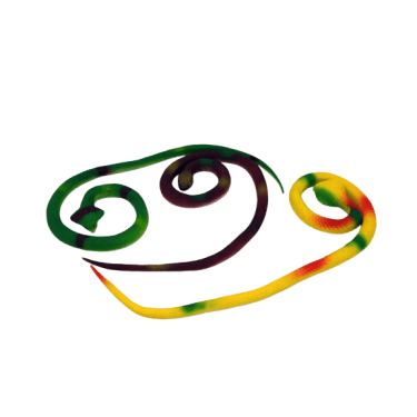 נחש צפע מגומי בצבעים 65 ס"מ | חנות מקוונת ALONIT