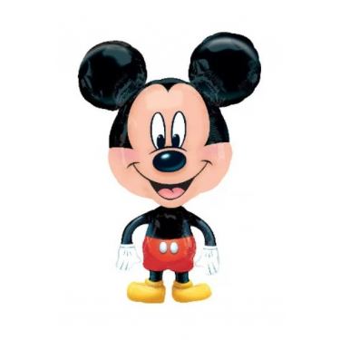 בלון מיילר מיקי מאוס עומד עם חוט 76 סמ | חנות מקוונת ALONIT