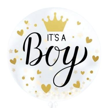 בלון מיילר בובו מודפס 24 אינטש ITS A BOY | חנות מקוונת ALONIT