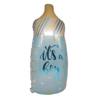 בלון מיילר בקבוק Its a boy תכלת 26 אינטש | חנות מקוונת ALONIT
