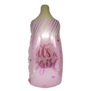 בלון מיילר בקבוק Its a girl ורוד 26 אינטש | חנות מקוונת ALONIT
