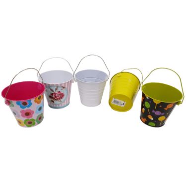 דלי פח מעורב ידית 12X12.5 סמ | חנות מקוונת ALONIT