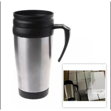 כוס טרמית ידית שחורה קופסא | חנות מקוונת ALONIT