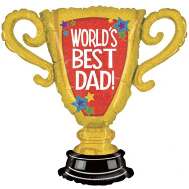 בלון מיילר גביע לאבא הכי טוב 83 סמ | חנות מקוונת ALONIT