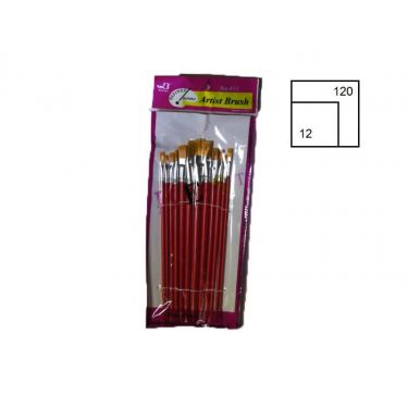 מכחול עץ 12 יח מלא איכותי | חנות מקוונת ALONIT