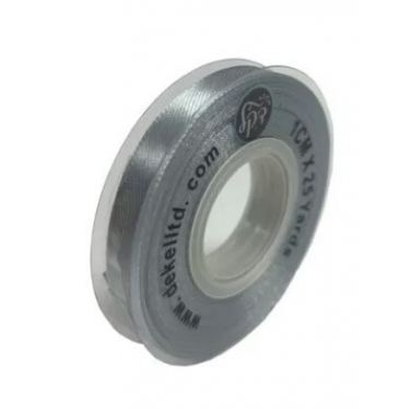 סרט סאטן 1 ס"מ 22 מטר - דופן שקוף - אפור | חנות מקוונת ALONIT