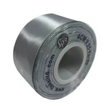 סרט סאטן 4 ס"מ 22 מטר - דופן שקוף - אפור | חנות מקוונת ALONIT